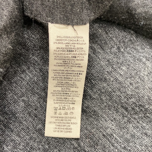 Free People Satellite Image Swing Hooded Tweed Coat . Size XS - Picture 9 of 9